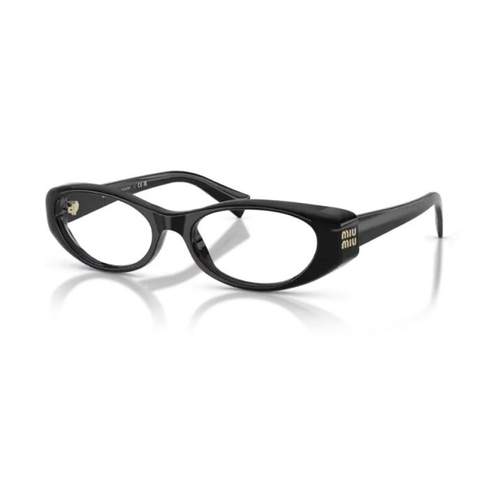Miu Miu MU 03ZV 16K1O1 Black - Women's Optical Frames 55mm