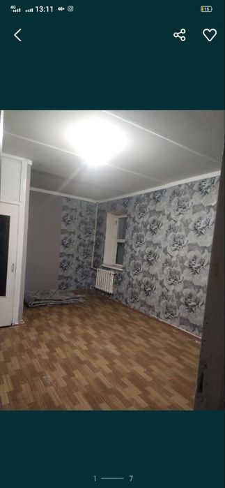 Кварита 1 хоналик 2 хона килинган кухня балконда ремонт уртача