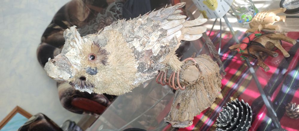 Ръчно изработен декоративен бухал