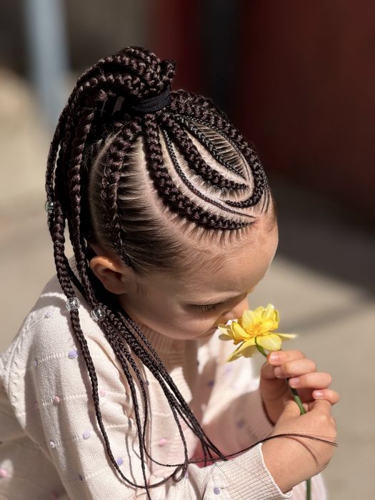Impletituri cu extensii cornrows , codite afro @isbraider