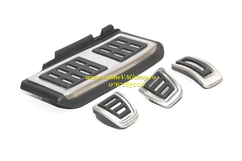 Set Pedale Inox +Footrest transmisie manuala VW Passat B8/Skoda Superb