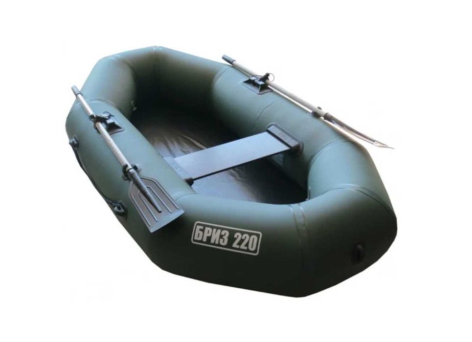 Лодка Бриз-220 ПВХ-220х123х33 см. макс вес-180 кг Доставка бесплатно