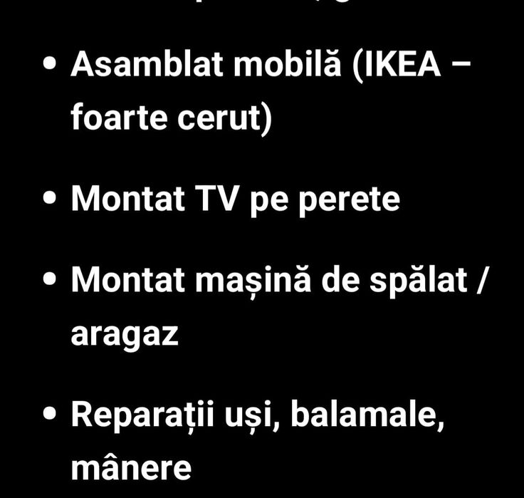 Ofer servicii la domiciliu