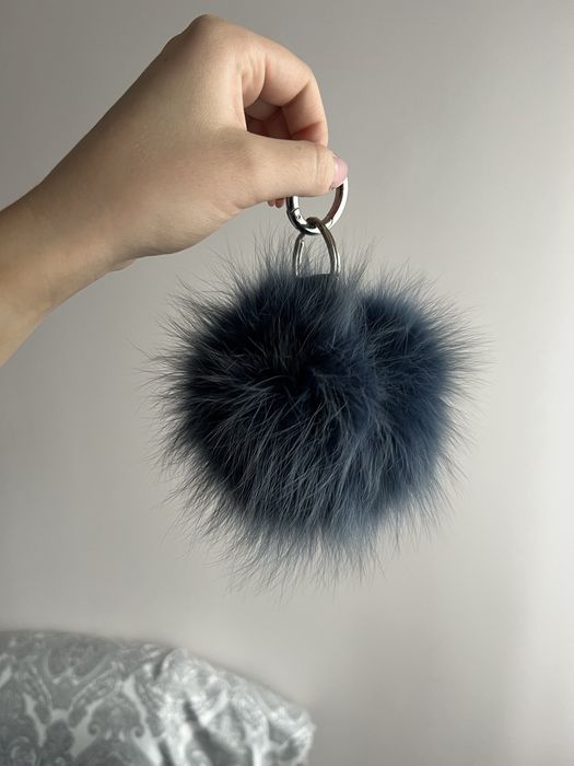 Pompon de blana naturala