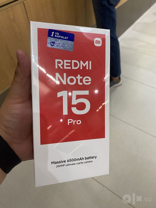 Naqdga va Halol nasiya savdoga Redmi Note 15 pro