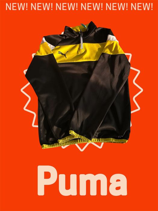 Оригинален спортен суичър Puma Quarter-Zip (Като нов)