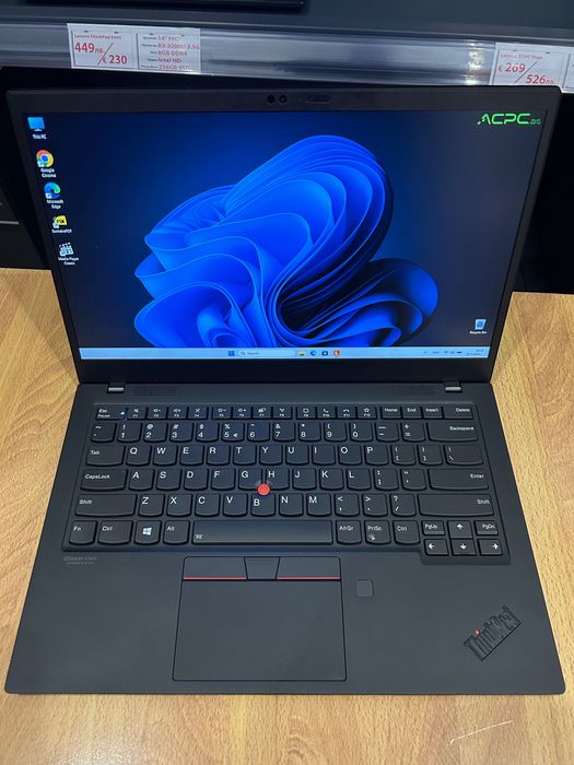 Като нов! Лаптоп Lenovo X1 Carbon Gen7 i7/16GB RAM/512GB, 3м. гар.