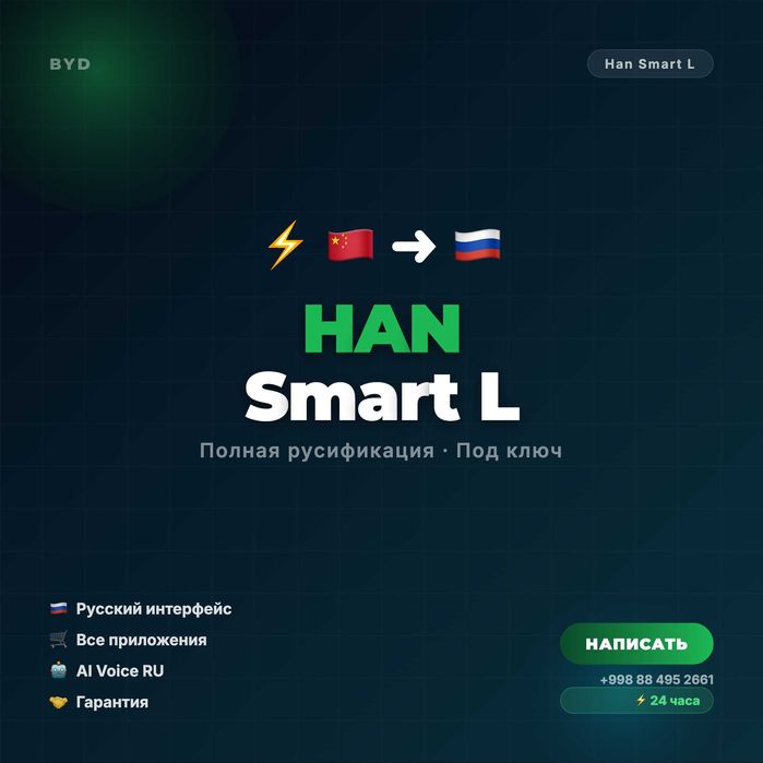 Русификация, BYD Leopard 3 · Tang L · Denza N9 · Sealion 06/07