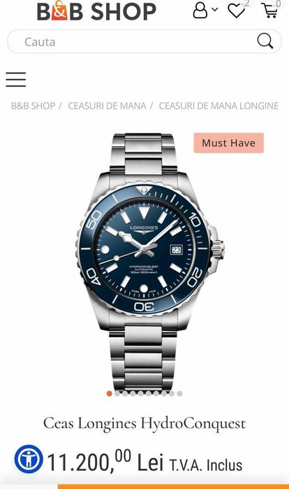Longines HydroConquest 42mm, model 2026