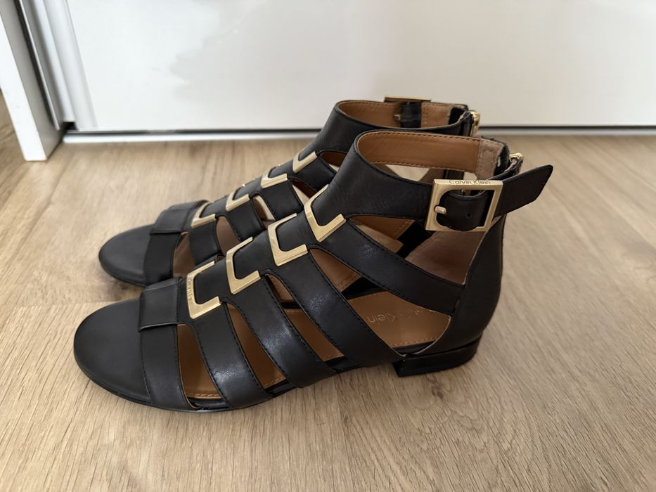 Sandale piele Calvin Klein