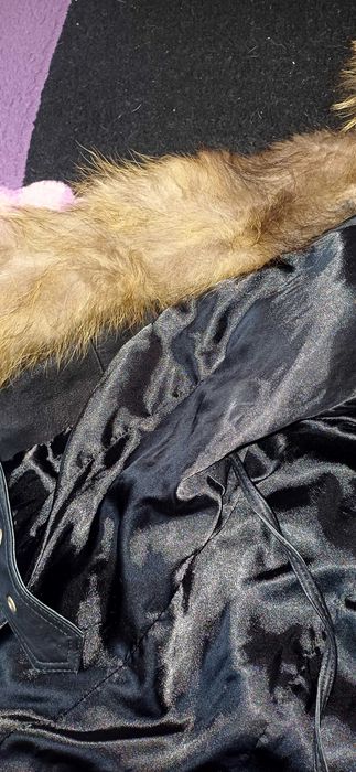 Nero Perla естествена кожа и пух