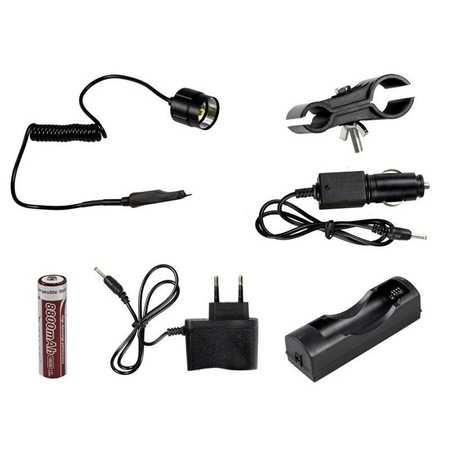 Lanterna vanatoare 1-mod iluminare LED XM-L T6 1500 Lumeni BL-Q1891