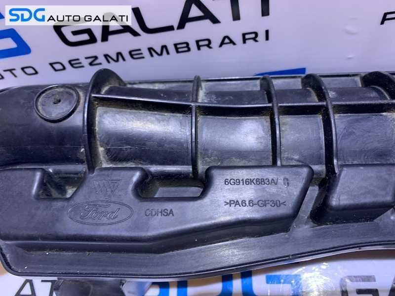 Furtun Conducta Tub Admisie Aer Turbo Turbina Turbosuflanta Intercooler Ford Mondeo MK 4 2.0 TDCI 2007 - 2014 Cod 6G91-6K683-A 6G916K683A 6G91-6K683-G 6G916K683G [S0165]