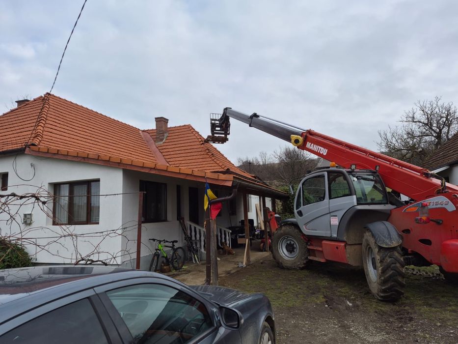 Inchiriez lucrari cu manitou incarcator telescopic 18m