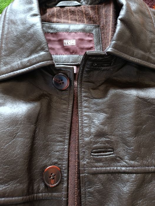 Мъжко кожено яке TCM (Естествена кожа) – Размер M/L – КАТО НОВО!
