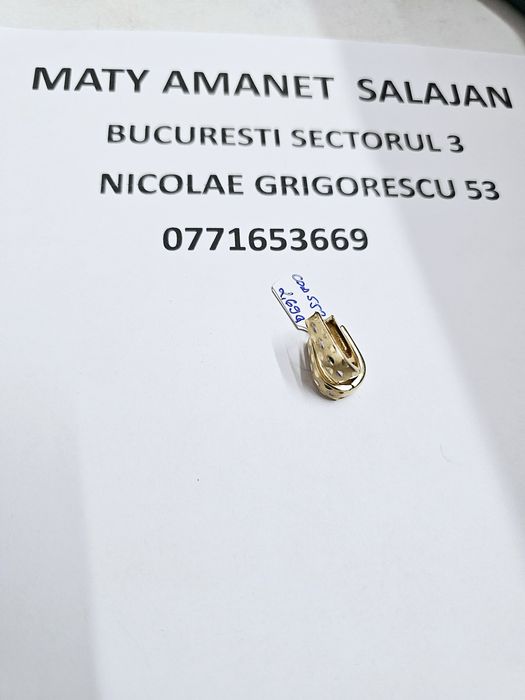 Vand cercei din aur 14 k 2.69 g cod 553