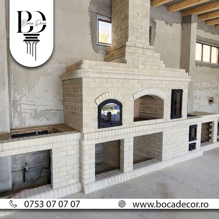 Cărămidă construcții grătare de curte, terase,caramida aparenta