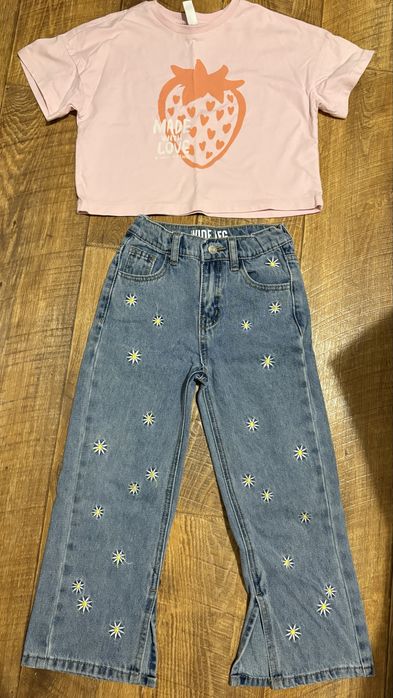 Джинсы на девочку sela