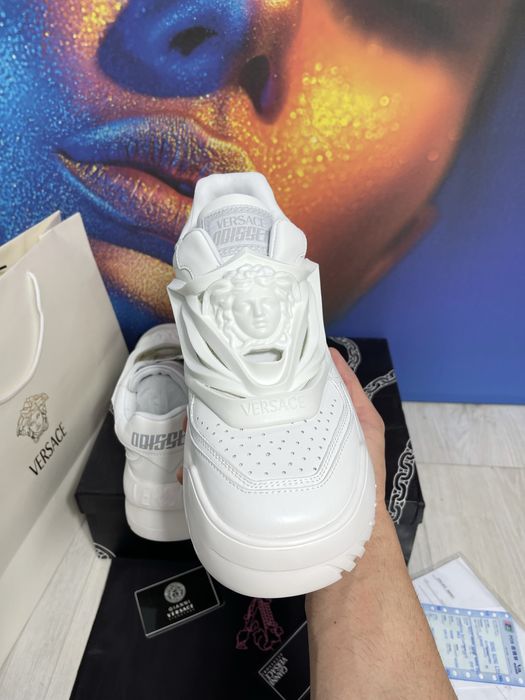 Adidasi Versace Odissea piele naturala 100% Full Box colectie noua