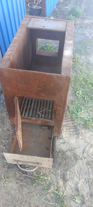Печь отопления, самодельная.