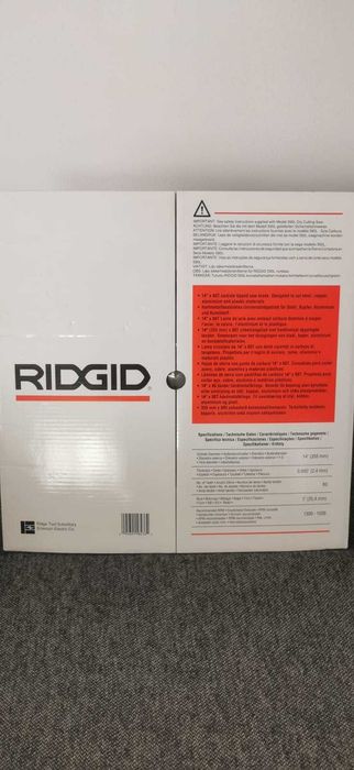Panza fierastrau circular RIDGID TCT Carbura Wolfram 355X25,4  80dinti