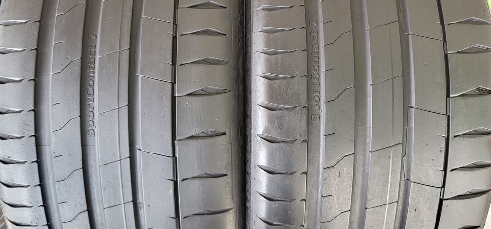 2 anvelope 285 35 21 continental sport contact7 2024 5,6mm