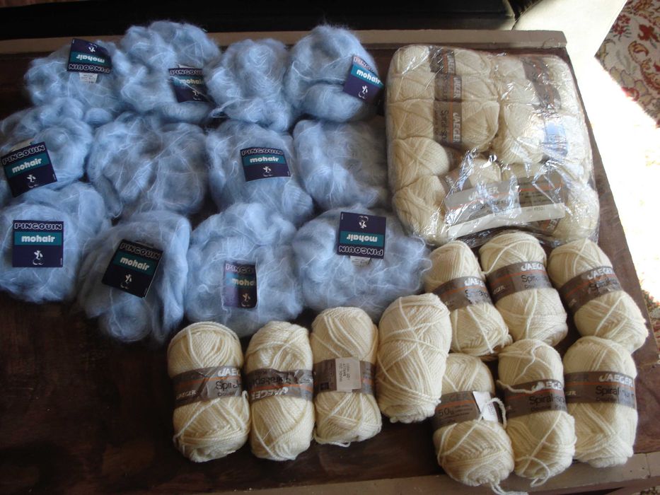 Чисто нова прежда всичко се продава заедно