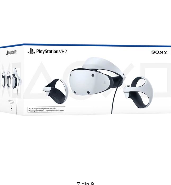 PlayStation VR2 plus Statie de incarcate, in stare foarte buna, Cutie