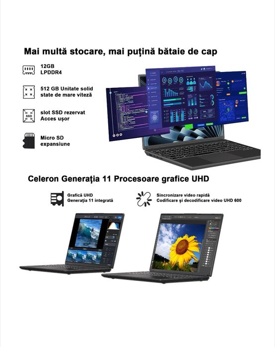 NOTODD N600 Laptop 16 Inch 12GB RAM+512GB SSD