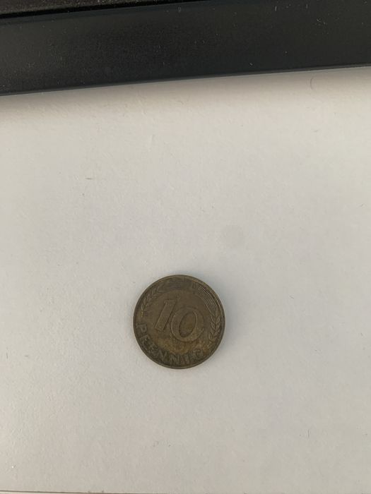 1 лев 1992 / 10 pfenning 1950