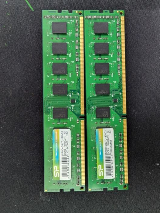 2 комплекта DDR3 8gb (4x2)