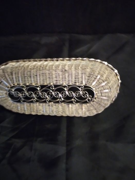 Конфетница мельхиоровая