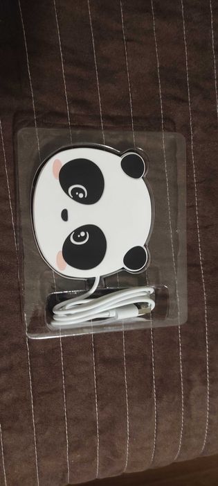 Нагряваща подложка за чаша с усб - панда