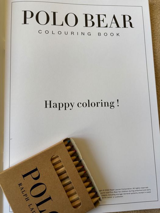 Книга за оцветяване Ralph Lauren