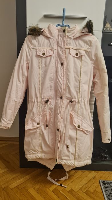 Geaca roz parka S