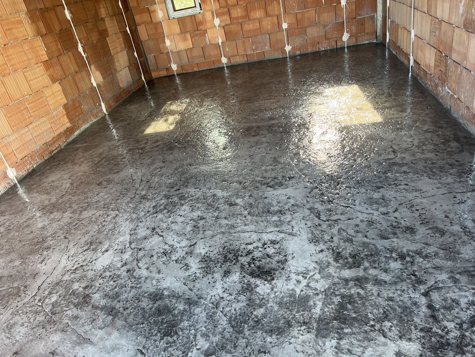 Beton amprentat modele si culori