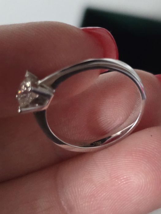 Inel de logodna din aur cu diamant 50 ct