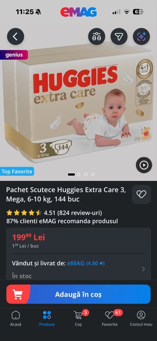 Scutece Huggies nr 2