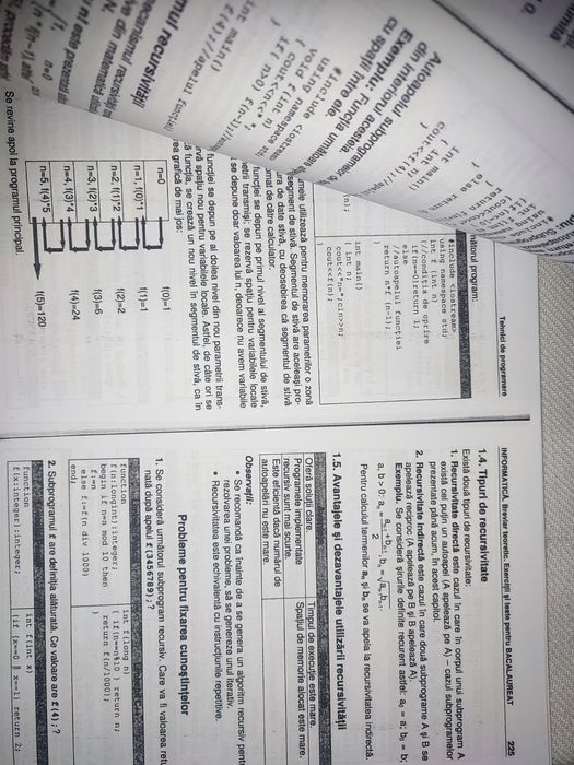 Culegere Bacalaureat informatică