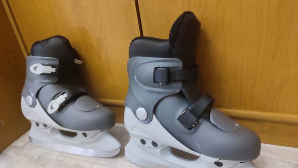 Коньки детский серые