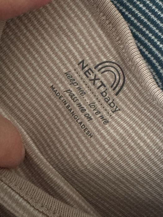 Set 4 Body maneca lunga Next, 9-12 luni