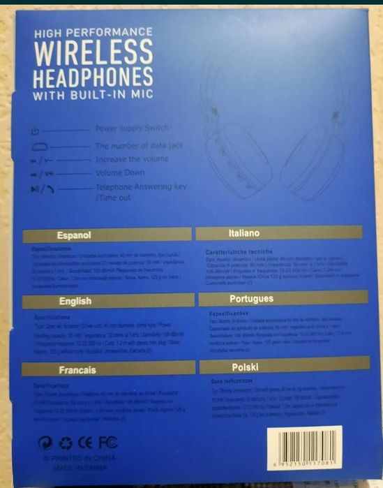 , Беспроводные Bluetooth наушники MS-881 5.0 Wireless