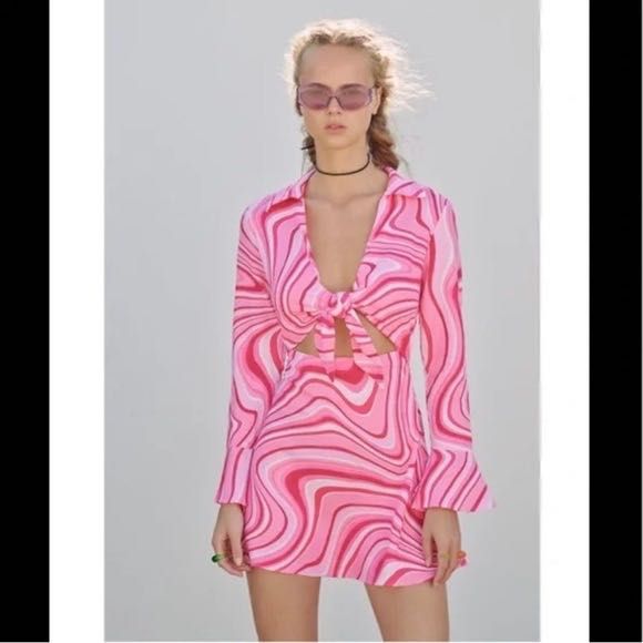 Ленена рокля на Zara