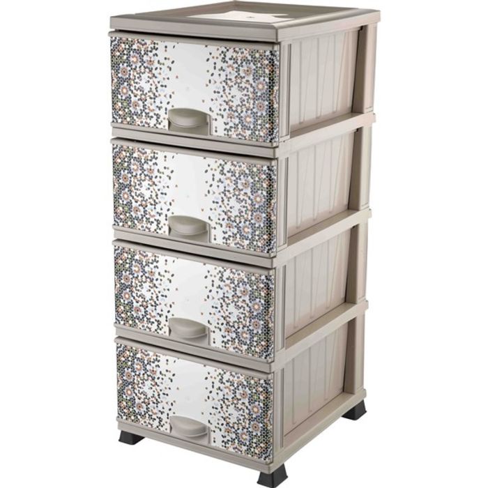 Шкаф пласмасов с 4 чекмеджета