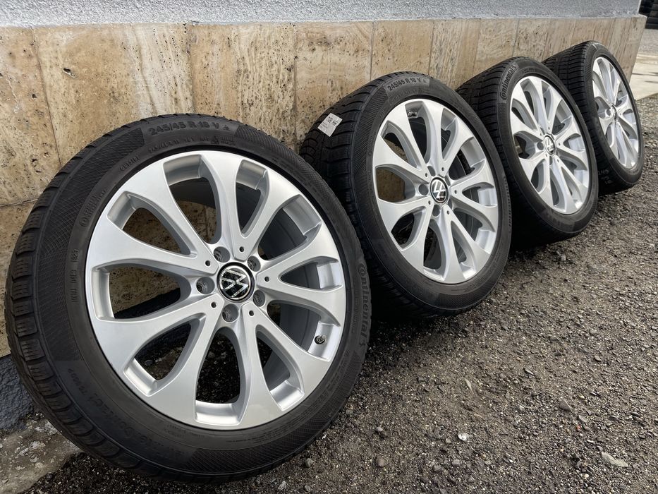 Roti Jante 18 VW Arteon Alltrack Passat B8 Anvelope iarna 245 45 R18