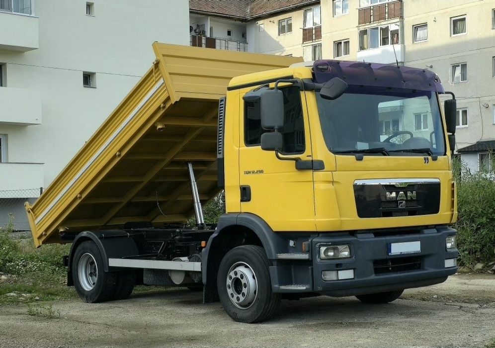 Camion MAN TGM 12. 290 basculabil 3 parti RAR efectuat Euro 5