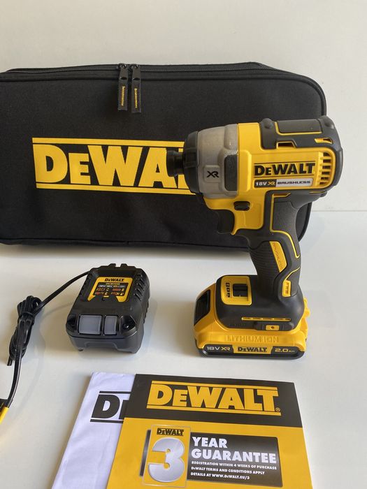 Импакт / Винтоверт DeWALT DCF887 18V XR + Батерия , Зарядно и Чанта