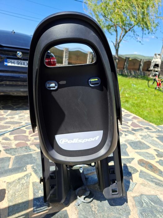 Scaun bicicleta copil Polisport, negru, stare excelenta