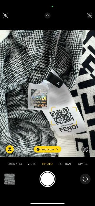 Fendi-Автентична чисто нова мъжка тениска номер М