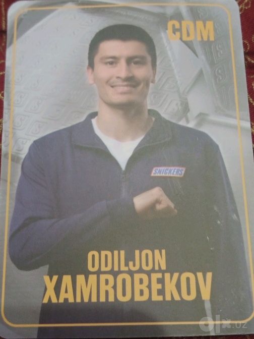 Odiljon Xamrobekov kartochkasi